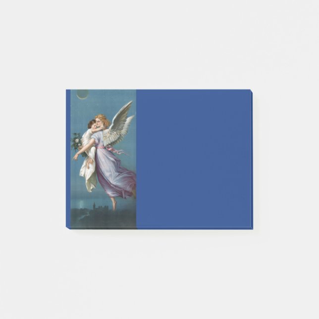 Beautiful Guardian Angel Painting Post-it Notes (Front)