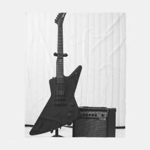 Beautiful Guitar Fleece Blanket