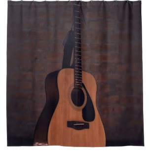 Beautiful Guitar Shower Curtain