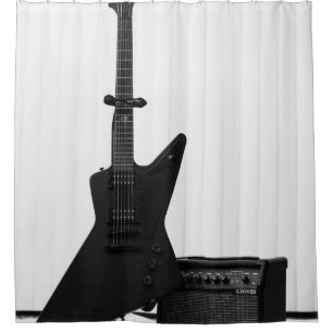 Beautiful Guitar Shower Curtain