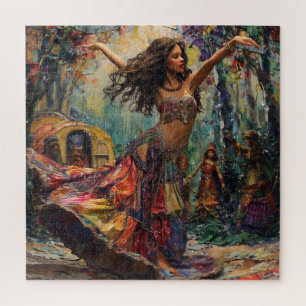 Beautiful Gypsy Dancer Jigsaw Puzzle