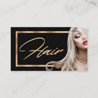 ★ Beautiful Hairdresser Business Card