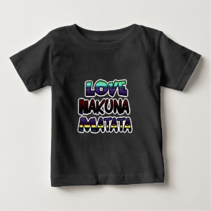 Beautiful Hakuna Matata Art Print Baby T-Shirt