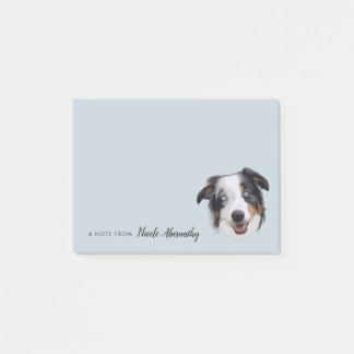 Beautiful Hand Drawn Aussie | Personalized Post-it Notes