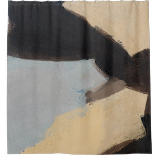 Beautiful hand painted minimalist. Modern piece of Shower Curtain