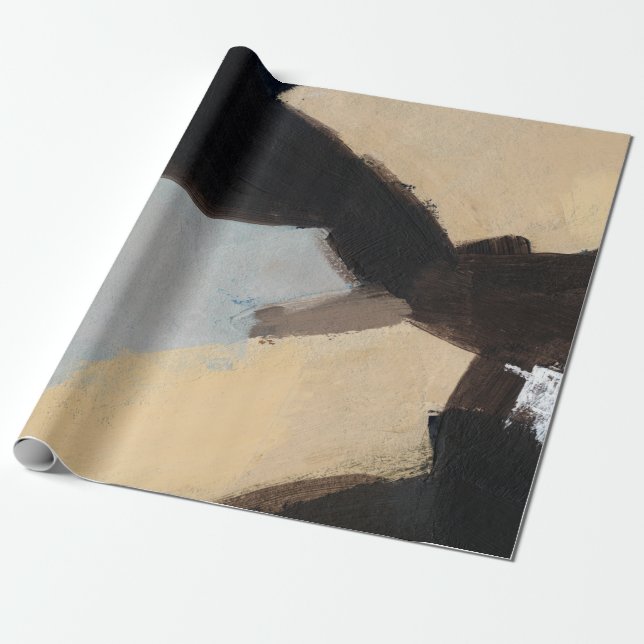 Beautiful hand painted minimalist. Modern piece of Wrapping Paper (Unrolled)