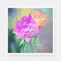 Beautiful hand painted roses  for special occasion