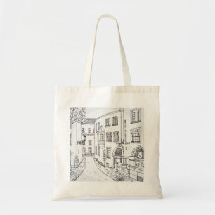 Beautiful Hand Sketch Double Sided Tote Bag