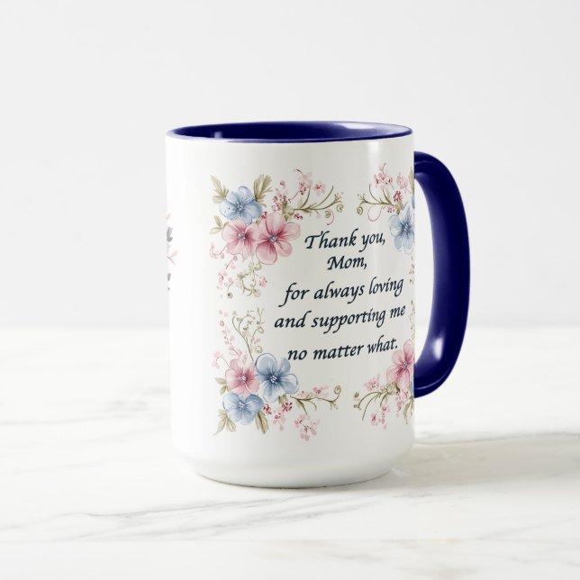 Beautiful Happy Mother's Day Wrap Mug (Front Right)