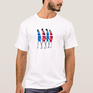 Beautiful Happy People Maasai Morans T-Shirt