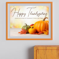 Beautiful Happy Thanksgiving Customisable Business