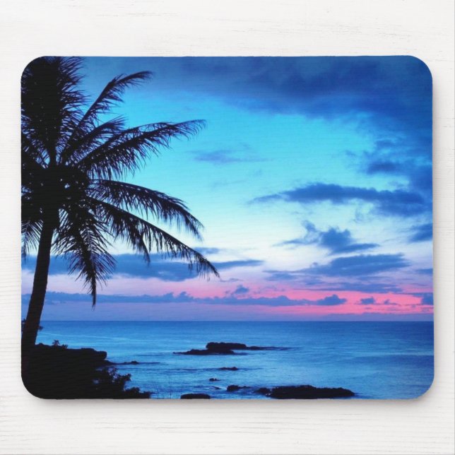 beautiful Hawaii beach Mouse Pad (Front)