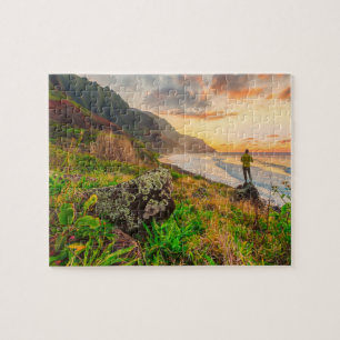 Beautiful Hawaii Beach   Sun Sand & Green Paradise Jigsaw Puzzle