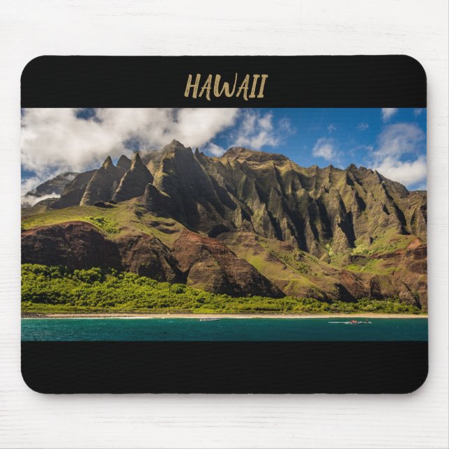 Beautiful Hawaii Mountains Mouse Pad (Front)
