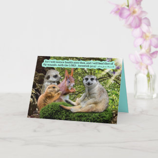Beautiful Healing Scripture Jeremiah 30:17 Card