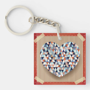 Beautiful Heart Key Ring