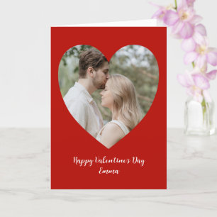 Beautiful Heart Photo Valentine's day card