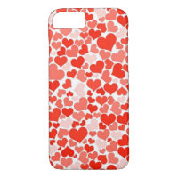 Beautiful Heart Shape Abstract Background Pink Red