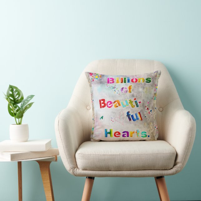 Beautiful Hearts Cushion (Chair)