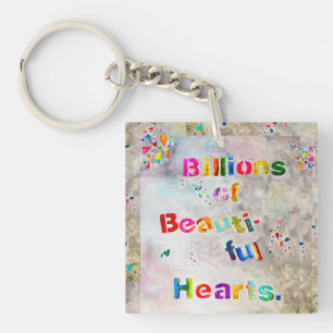 Beautiful Hearts Key Ring