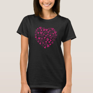 Beautiful Hearts Love Heart  Loving Couples Marria T-Shirt