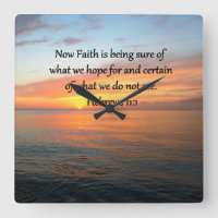 BEAUTIFUL HEBREWS 11:1 SUNRISE DESIGN
