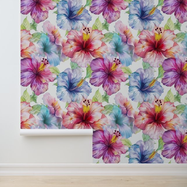 Beautiful Hibiscus Flowers/Colourful Wallpaper (Application)