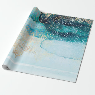 Beautiful high-resolution watercolor with abstract wrapping paper