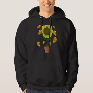 Beautiful Hippie Sunflower Insect Entomologist But Hoodie