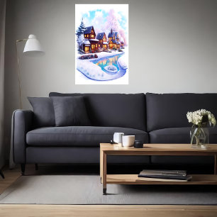 Beautiful home   AI Art Poster