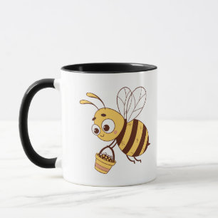 Beautiful Honey Bee Buzzing With Style Mug