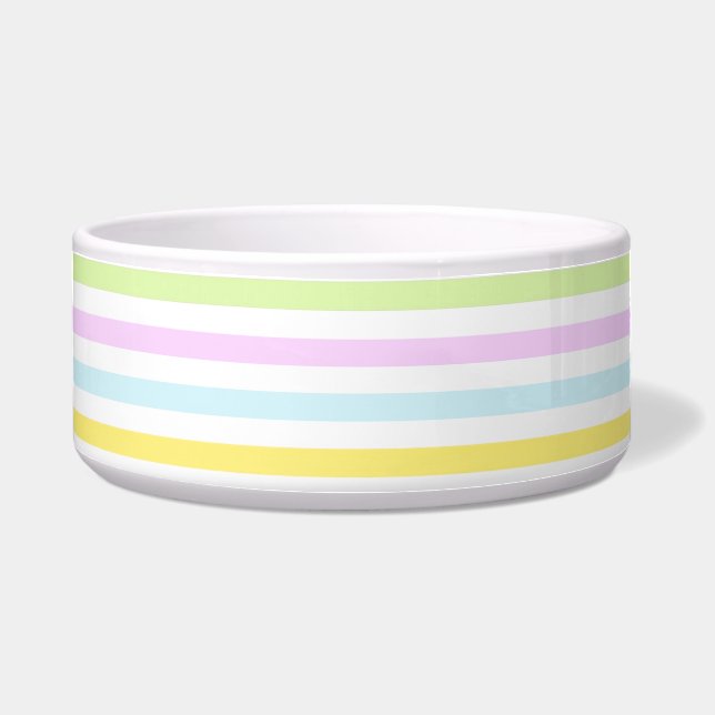Beautiful Horizontal Stripes in Pastel Colours (Front)