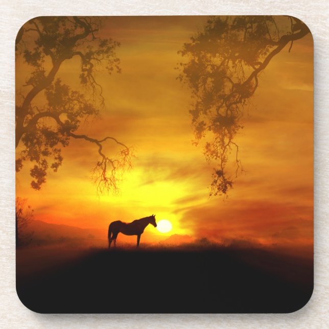 Beautiful Horse Art Coasters (Front)