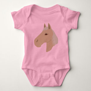 Beautiful Horse Baby Bodysuit