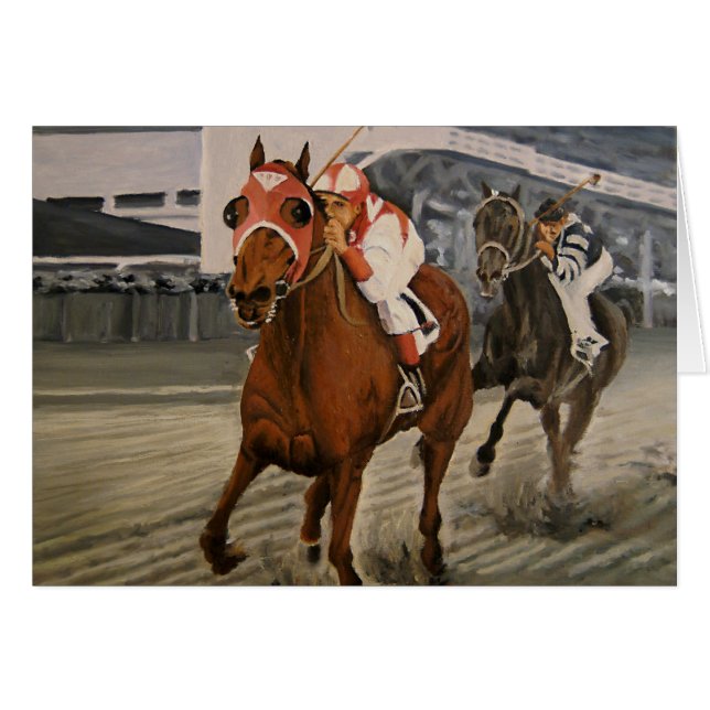 Beautiful Horse Delights Owners in Classic Race (Front Horizontal)