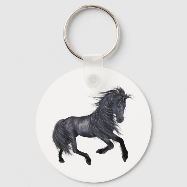 ♥ Beautiful Horse ♥ (Design F) Key Ring (Front)