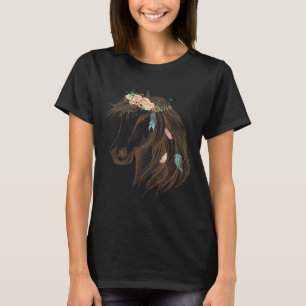 Beautiful Horse Hand Drawn Art For Animal Lovers T-Shirt