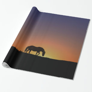Beautiful Horse in Southwestern Sunrise Gift Wrap