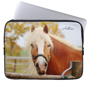 Beautiful Horse Personalised Laptop Sleeve