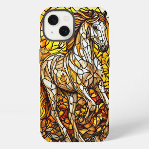 Beautiful Horse Stained Glass Artistic Horse Lover iPhone 13 Case