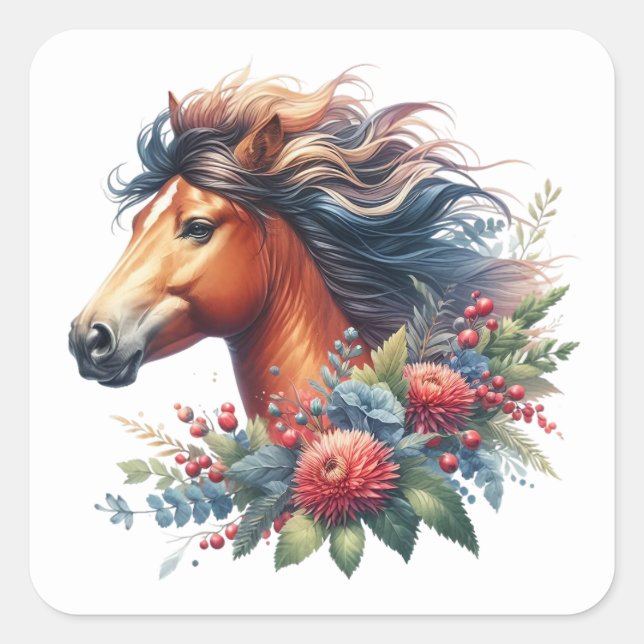 Beautiful Horse Stickers (Front)