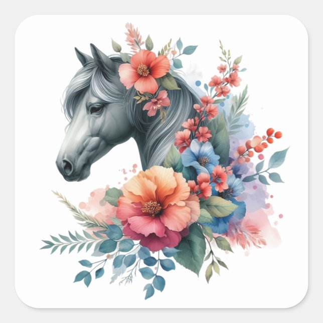 Beautiful Horse Stickers (Front)