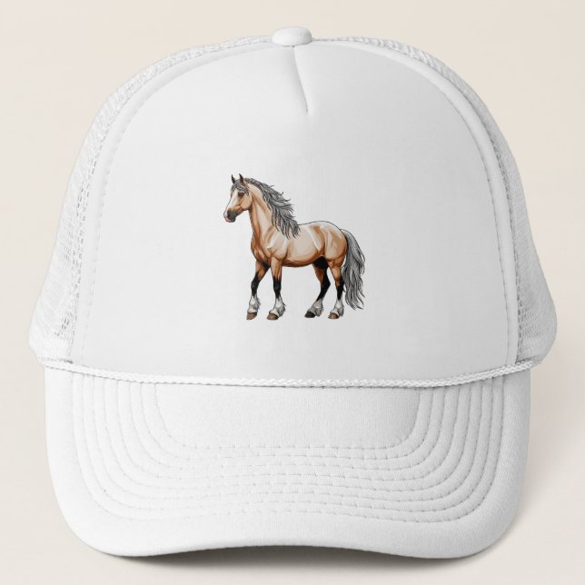 Beautiful Horse Trucker Hat (Front)