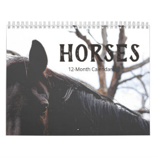 Beautiful Horses 12-Month Medium Calendar