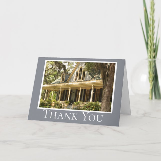 Beautiful House | Realtor or Mortgage | Thank You Card (Front)