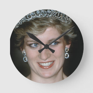 Beautiful! HRH Princess of Wales Round Clock
