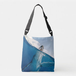 Beautiful Huge Whale Crossbody Bag