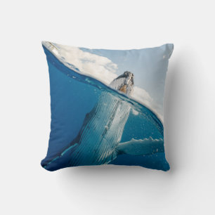 Beautiful Huge Whale Cushion