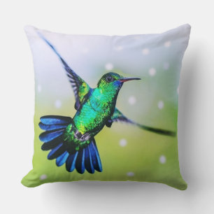 Beautiful Hummingbird Cushion