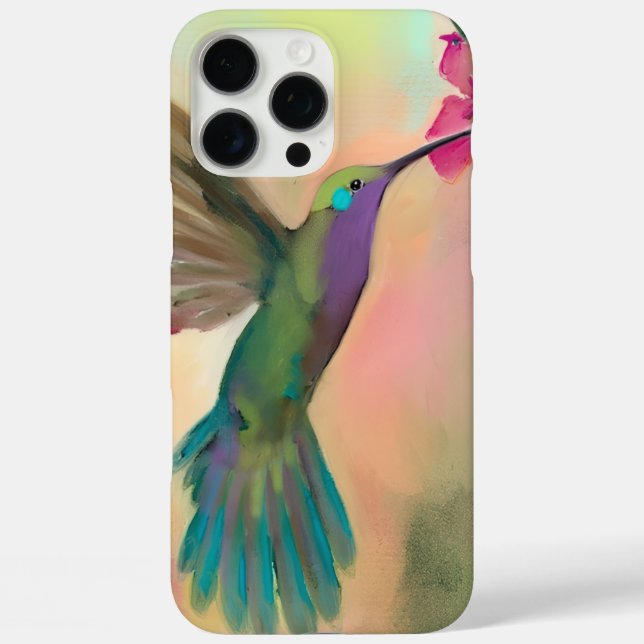 Beautiful Hummingbird iPhone Case (Back)